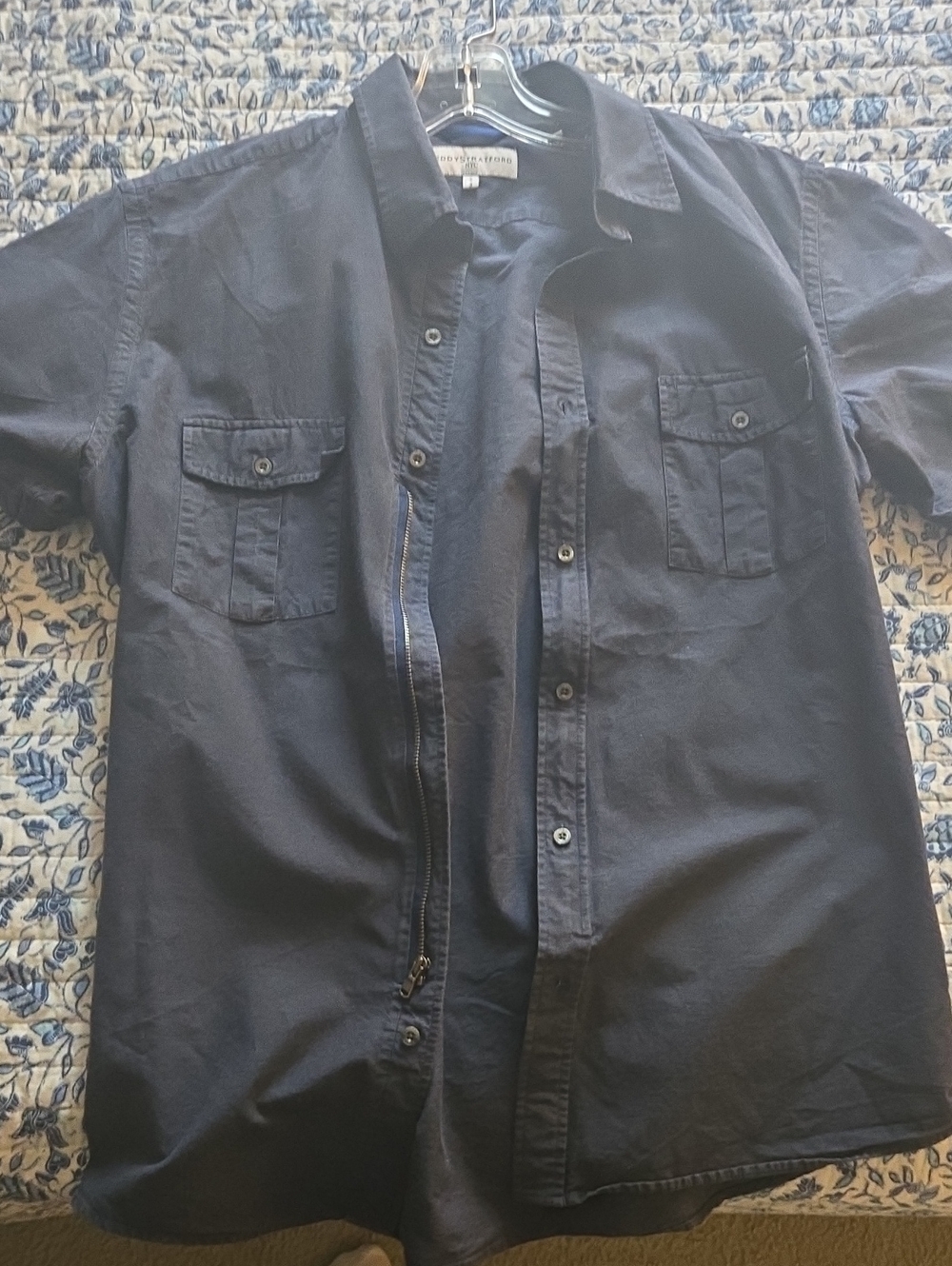 Teddy Stratford Short Sleeve Buttondown Size 3